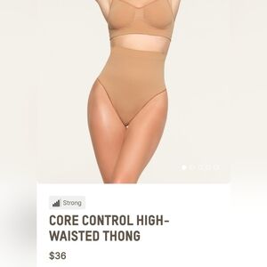 Skims high waisted thong